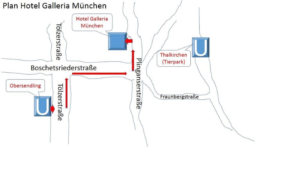 Hotel Galleria Monachium Zewnętrze zdjęcie
